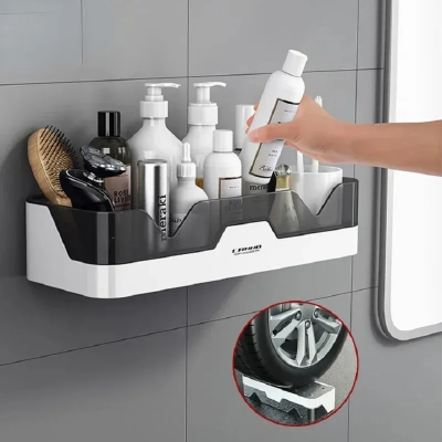 Picture of Wall Mount Bathroom Shelf Organizer