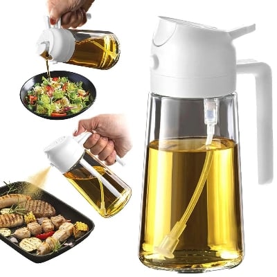 Picture of 2-in-1 Oil Dispenser Bottle Sprayer Oil Kitchen