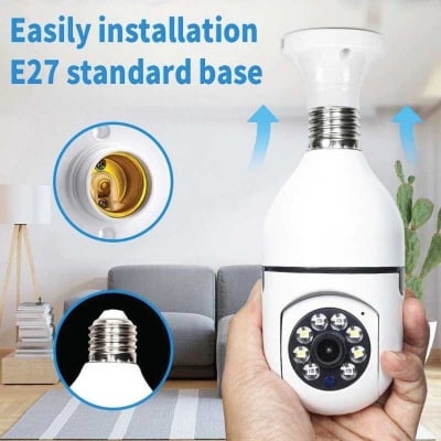 Picture of V380 Pro Bulb Camera 360° Smart Bulb WiFi Security Camera – 1080P Full HD Color Night Vision & Motion Tracking
