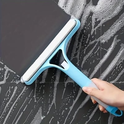 Picture of 3-in-1 Silicone Shower Squeegee Wiper Hand-held Spray Window Mirror Glass Cleaning Tool