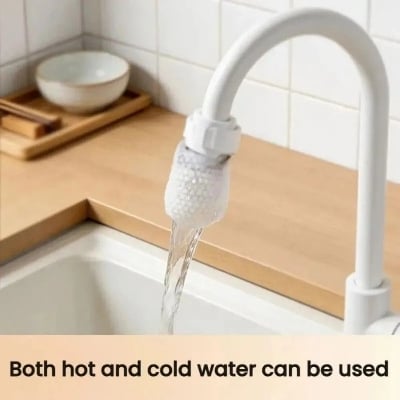 Picture of 50Pcs Anti-splash Cotton Thickened Filter High-density Universal Faucet Filter (with 10pcs T-strap)