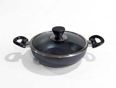 Picture of TPR NS Glamour Karai With Lid (Ash)- 28cm