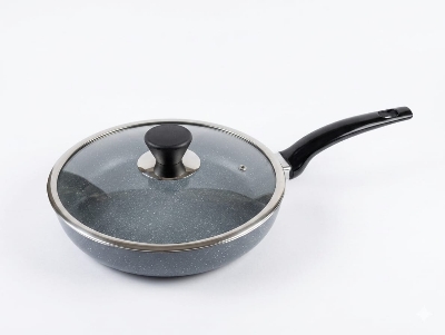 Picture of TPR NS Marble Coated Fry Pan With Lid 24 CM