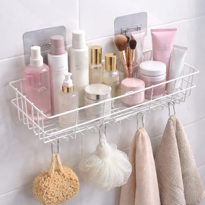 Picture of  Self-adhesive Shelf Wall-mounted No-drill Storage Box
