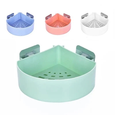Picture of Bathroom Wall Corner Rack Storage Organizer Holder