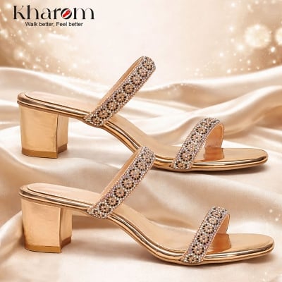 Picture of Kharom Party Heel - Golden