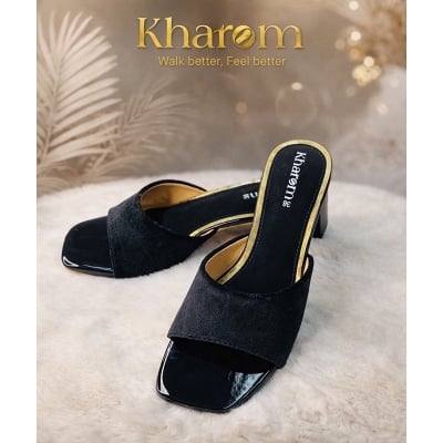 Picture of Korian Fabrics Heel - Black