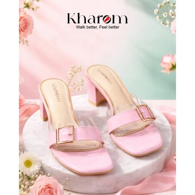 Picture of Transparent heel - Pink