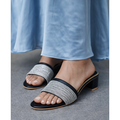 Picture of Kharom Glame Shine Heel - Black
