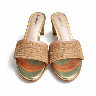 Picture of Kharom Glam Shine Heel - Golden