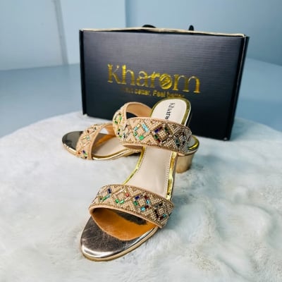 Picture of Zigzag Heel - Golden