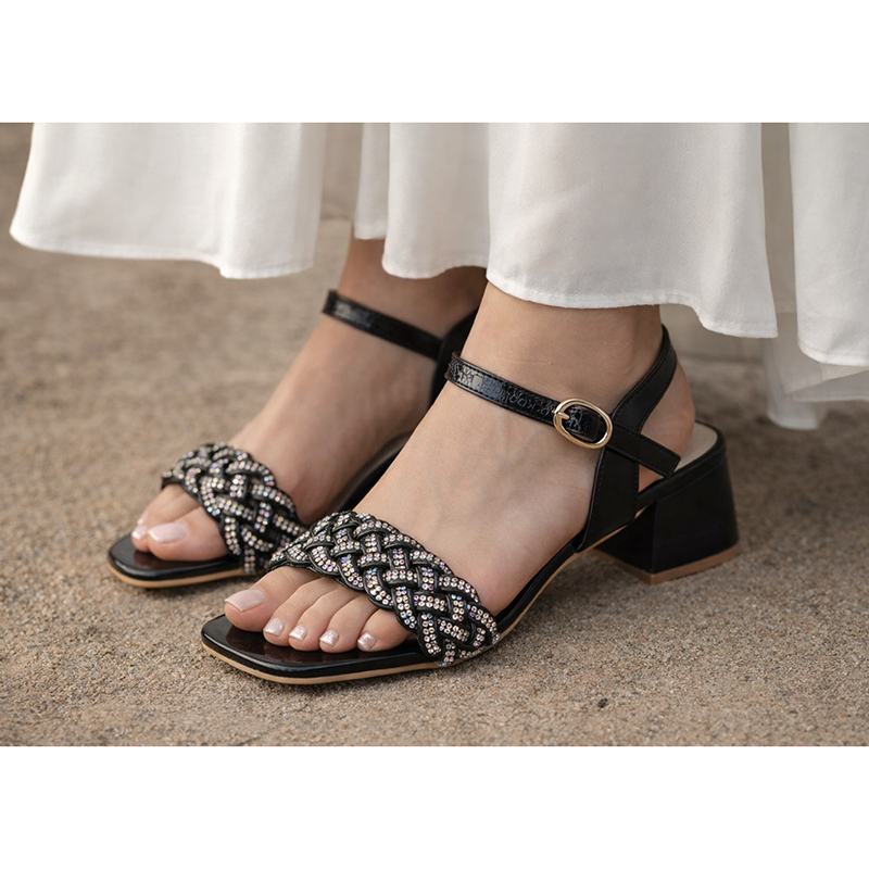 Picture of Kharom Semi Heel Belt - Black