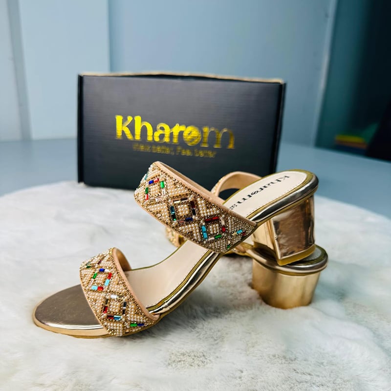 Picture of Zigzag Heel - Golden