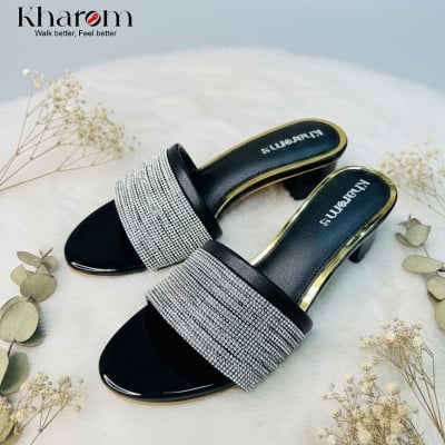Picture of Kharom Glame Shine Heel - Black