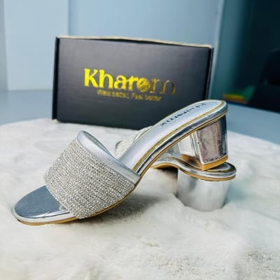 Picture of Kharom Glam Shine Heel - Silver