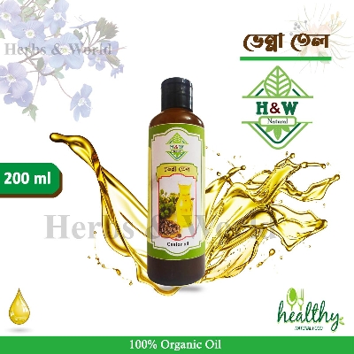 Picture of Castor Oil- 200ml (Chemical Free And Organic)