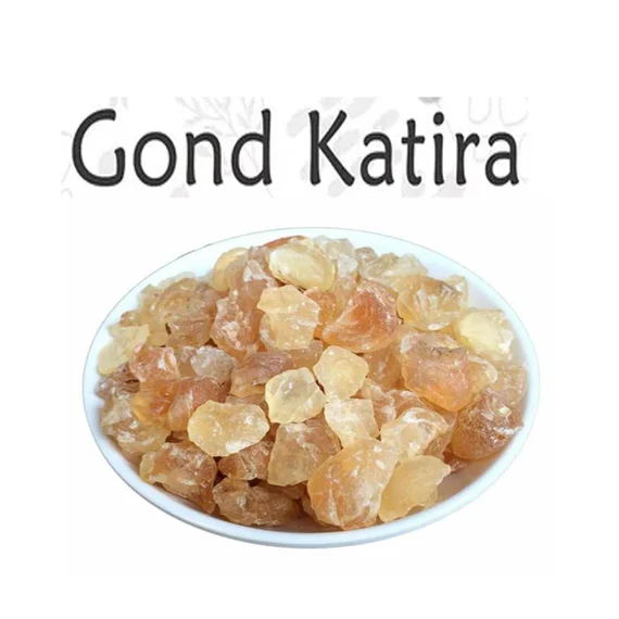 Picture of Katila Gum - 250 Gm (Powder) (Tragacanth) Shiraz gum, shiraz, gum elect or gum dragon.