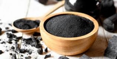 Picture of Activated Charcoal Powder for Teeth Whitening And Oral Health 100 Gm - Black