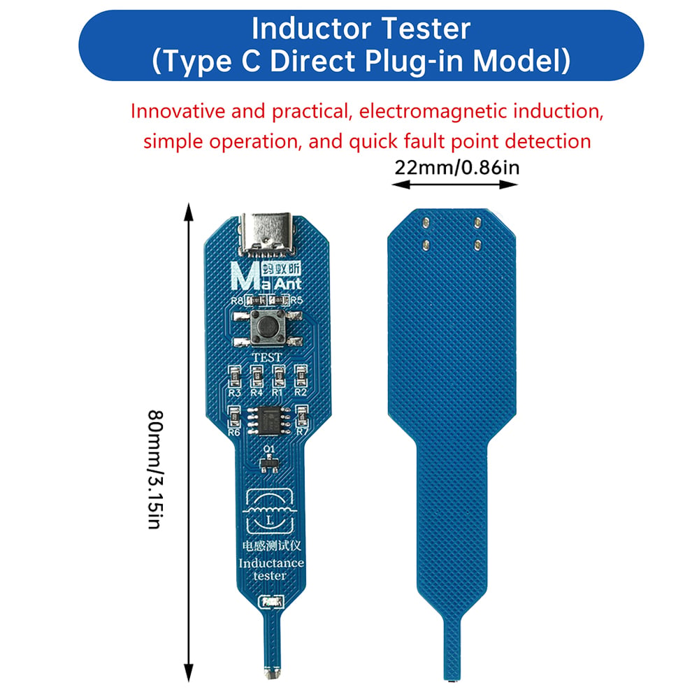 Picture of Motherboard Coil Tester Inductor Detector Tool for PC Repair Electromagnetic Induction Quick Fault Check Multicolor similar RELIFE XA5 OSW-01 