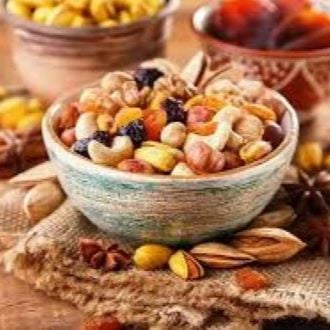 Picture of Mixed Dry fruits & nuts with different items 250gm JAR container
