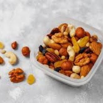 Picture of Mixed Dry fruits & nuts with different items 250gm JAR container