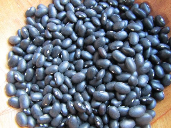Picture of Dry Black Beans - 1Kg/Black Bean / Kalo shimer Bij