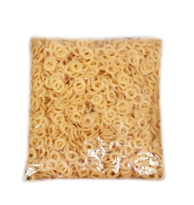 Picture of Ready To Fry Ring Papor Chips Crunchy Papad Chips Snacks - 250gm