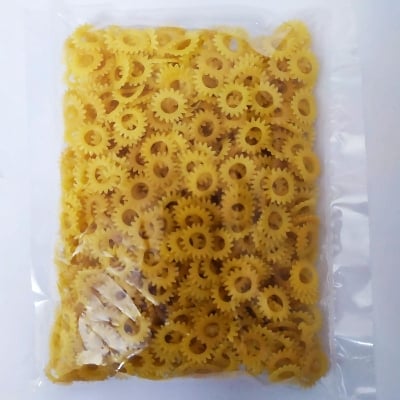 Picture of Ready To Fry Ring Papor Chips Crunchy Papad Chips Snacks - 250gm