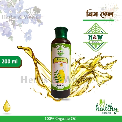 Picture of Organic Neem Oil 200ml Neem Tel - Black
