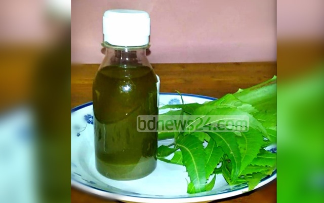 Picture of Neem oil/ Nim Tel (Neem Tel)- 100ml For Hair Or Body - Black