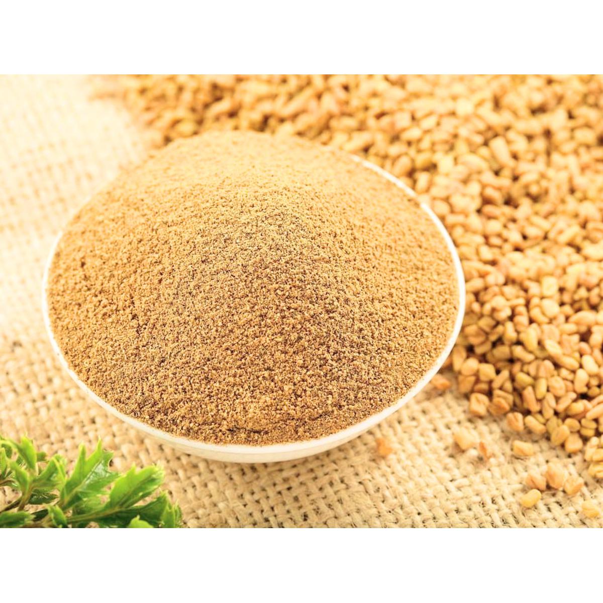 Picture of Methi Gura-Fenugreek Powder-250gm ( Natural ) - Brown