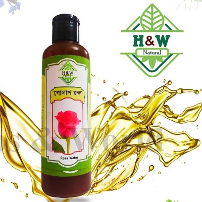 Picture of Natural Rose Water - (Golapjol For Skin Care)-200ml - Pink