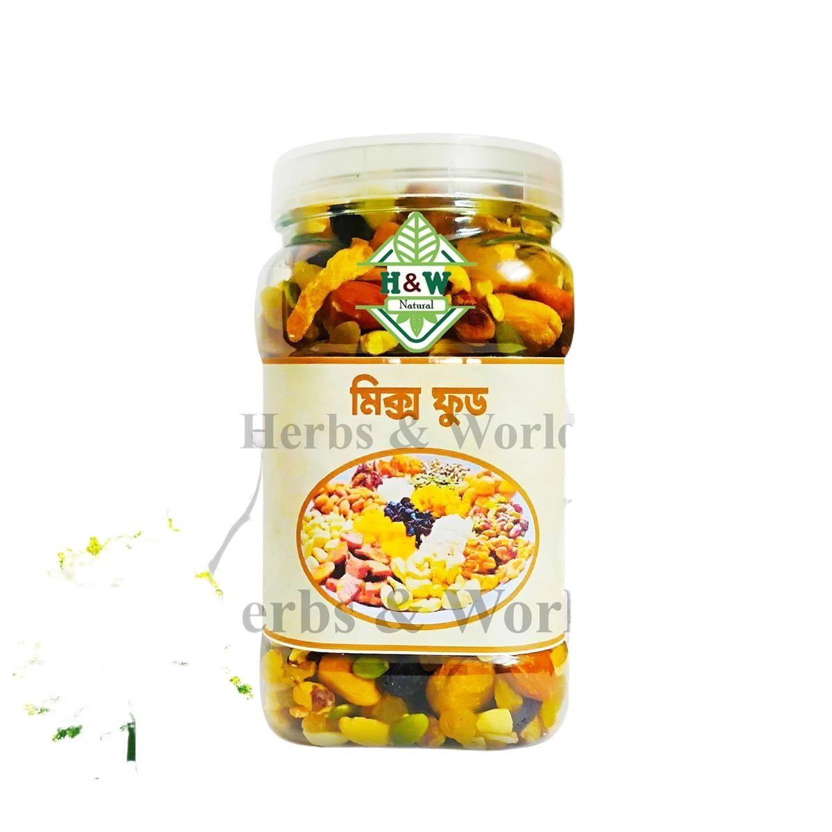 Picture of Mixed Dry fruits & nuts with twelve items 500gm JAR