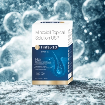 Picture of Tinfal 10% Minoxidil Solution – Extra Strength Hair Regrowth Treatment for Men | 60ml