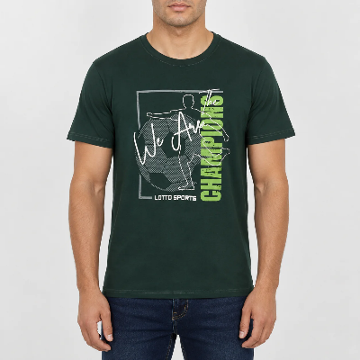 Picture of GREEN T-SHIRTS SPORTS FOR MEN 8AE0721