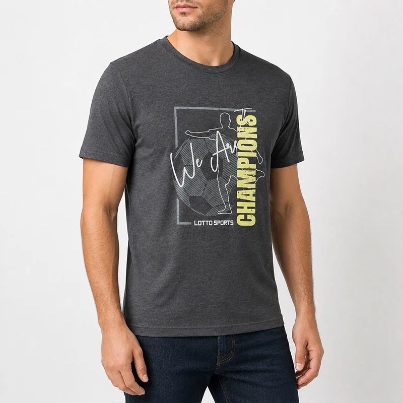 Picture of GREY T-SHIRTS SPORTS FOR MEN 8AE1221