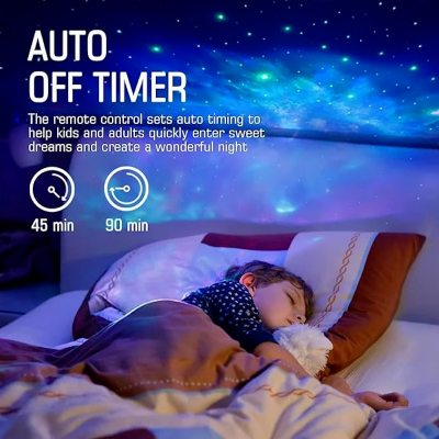 Picture of Astronaut Galaxy Projector – Remote-Controlled Starry Night Light-White