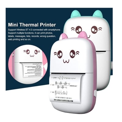 Picture of Mini Thermal Bluetooth Printer-White