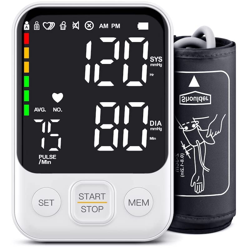 Picture of Digital Arm Blood Pressure Monitor-White