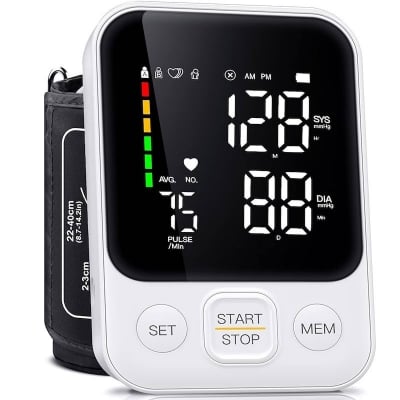 Picture of Digital Arm Blood Pressure Monitor-White