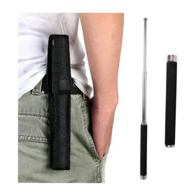 Picture of High quality metal Hiking stick for multitask-Grey