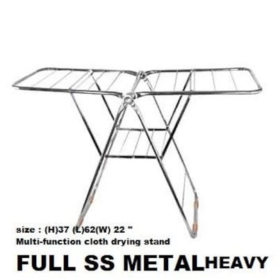 Picture of Heavy SS Home Intuition Foldable Clothes Drying Rack Dryer-Silver