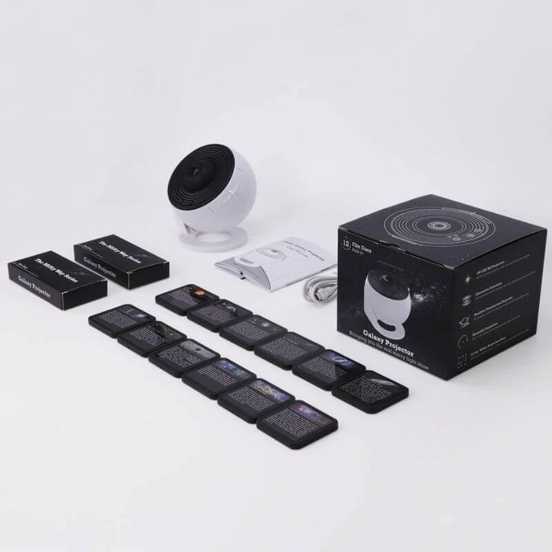 Picture of Planetarium Star Projector, Ceiling Galaxy Projector Night light galaxy projector starry sky 360°-White