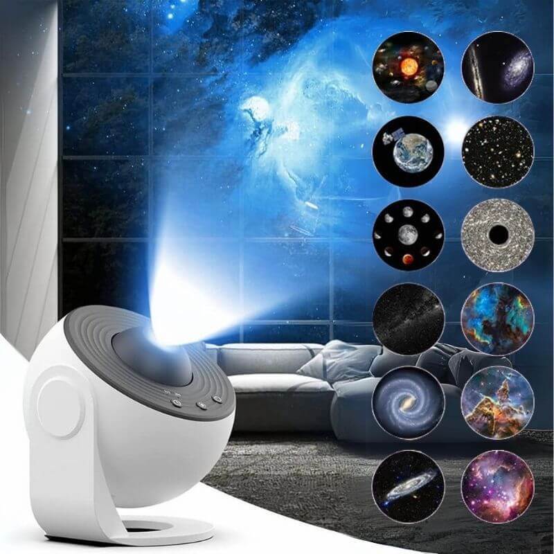 Picture of Planetarium Star Projector, Ceiling Galaxy Projector Night light galaxy projector starry sky 360°-White