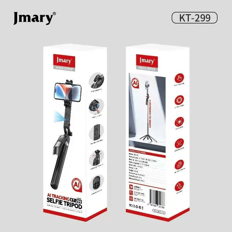 Picture of Jmary KT-299 AI Tracking Selfie Tripod-Matte Black