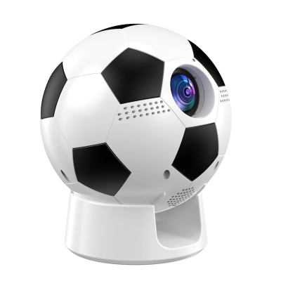 Picture of Football Style Android Portable Mini Projector with 170 Ansi Lumens-White & Black