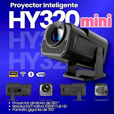 Picture of HY 320 Mini High Quality Android Projector-Black