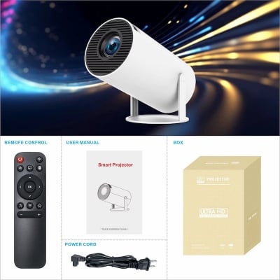 Picture of HY 300 High Quality Android Projector-White