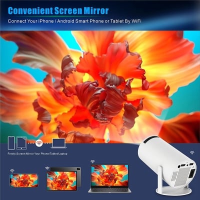 Picture of HY 300 High Quality Android Projector-White