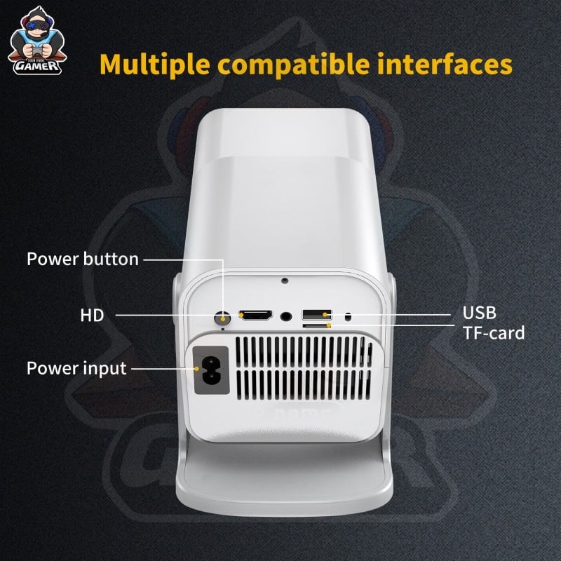 Picture of HCS350 Voice Control Max Gaming Projector-White